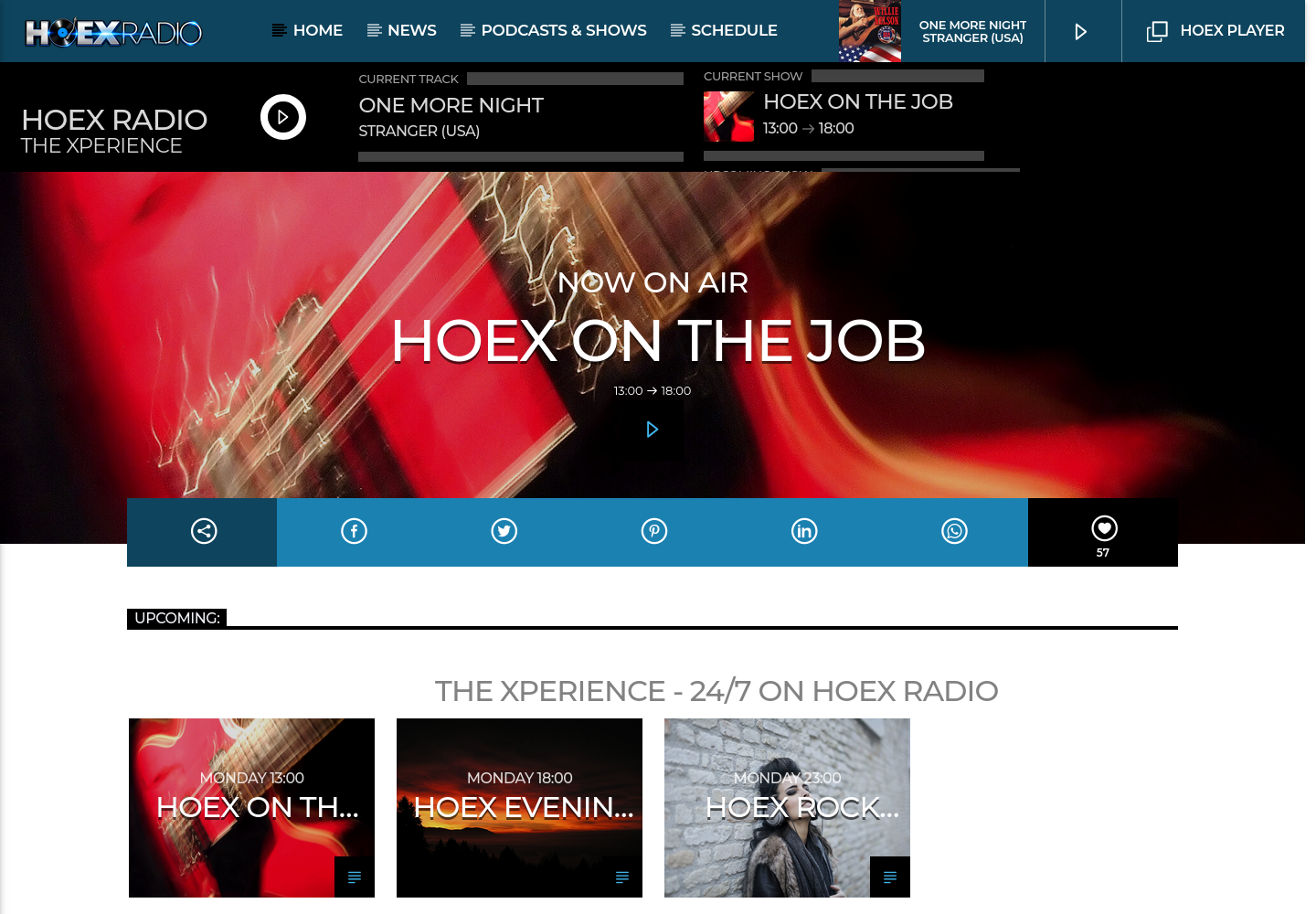 Hoexradio.nl screenshot 1