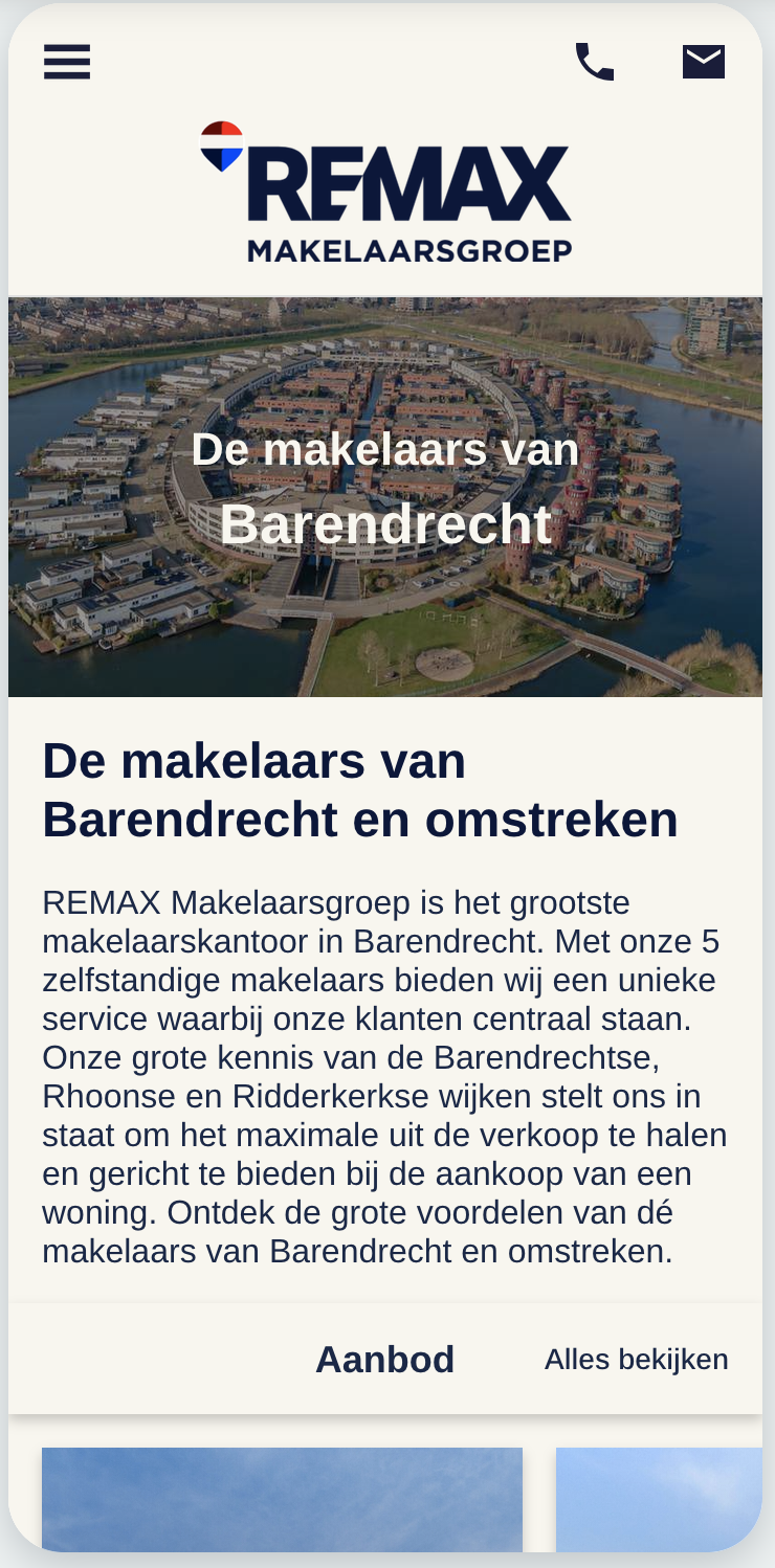 RE/MAX Makelaarsgroep App screenshot 1